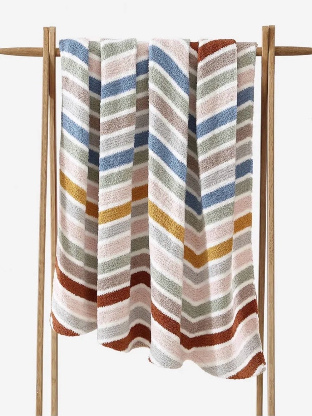 Sunday Citizen Snug Cusco Throw 75x52 Mineral Chevron Pattern EUC Rare